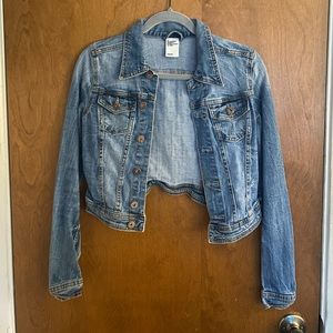 Lightly Distressed Denim Jacket